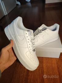 Nike Air Force 1 bianche, taglia 45