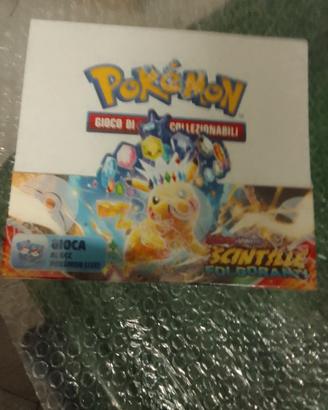 Box 36 buste nuovo Pokémon scintille folgoranti