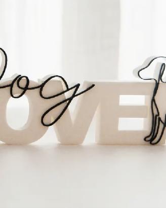 decorazione arte scritta dog cane love amore