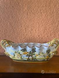 Centrotavola Ovale Ceramica Castelli D’Egidio