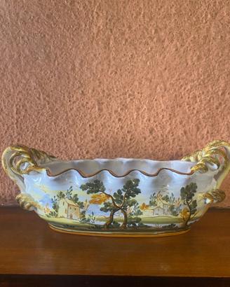 Centrotavola Ovale Ceramica Castelli D’Egidio
