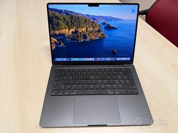 Macbook Pro 14 M3 PRO 18GB ssd 512GB Nero Siderale