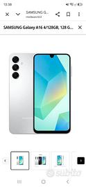 telefono  Samsung  galaxi A16