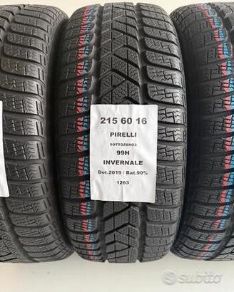 2 gomme 215 60 16 pirelli a1263