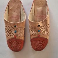 Babouche marocchine artigianali in pelle n.39