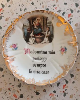 Piattino Vintage Devozionale Decorativo