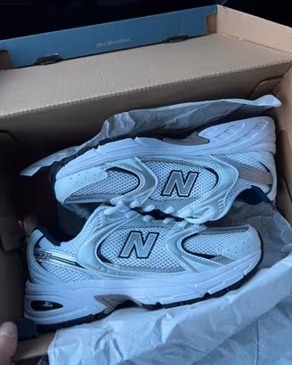 New Balance 530 (MR530SG) Bianche e Argento Nuove