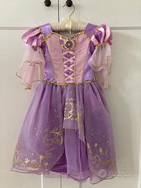 Vestito carnevale rapunzel on sale disney