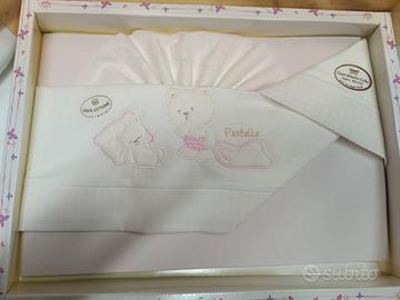 Parure Neonato Nuova (Lenzuolini culla/carrozzina)