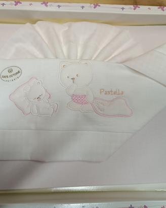 Parure Neonato Nuova (Lenzuolini culla/carrozzina)