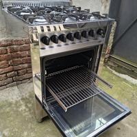 Cucina GAS LOFRA Inox 5 Fuochi Forno Professionale