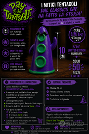 DAY OF THE TENTACLE - Statuina Tentacolo Viola