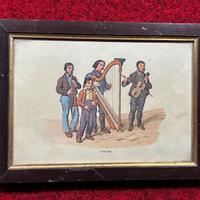 stampa litografica vecchia manifattura i viggianes