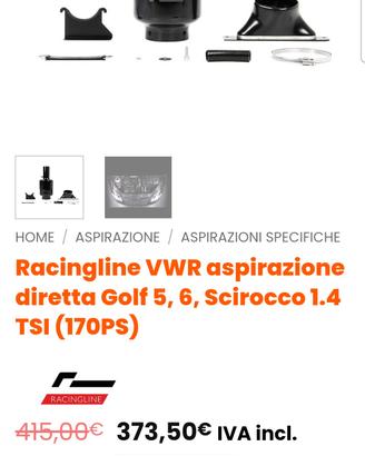 Racingline VWR ASPIRAZIONE DIRETTA