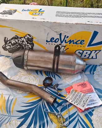 SILENZIATORE MARMITTA LEOVINCE SBK L HONDA CBR 250