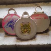 Tamburelli racchettoni professionali vintage 