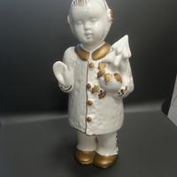 Statuetta ceramica natalizia  collezione "Borsari"