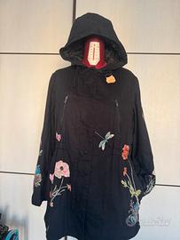 Parka Desigual fiori e libellule