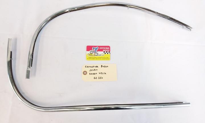 Contorno scudo cromato Vespa GS 160