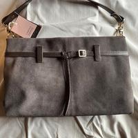 Borsa in pelle Carpisa color Fango