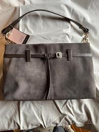 Borsa in pelle Carpisa color Fango