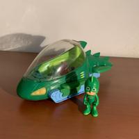 Pj masks super pigiamini Geco con veicolo