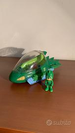 Pj masks super pigiamini Geco con veicolo