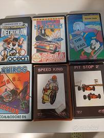 Commodore 64 cassette giochi