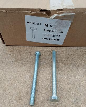 N.120 viti TE 8x100 zincate.