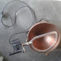 Paiolo in rame per polenta con motore