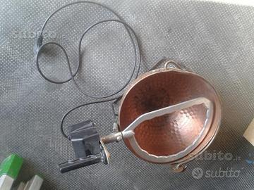 Paiolo in rame per polenta con motore