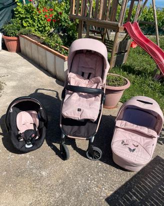 TRIO PASSEGGINI CAM BIMBA COLOR ROSA