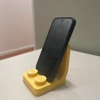 Supporto telefono stile Lego