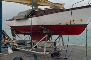 Barca d'epoca passera Pineda cantiere Deltin