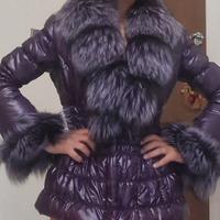 Piumino con pelliccia