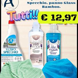 Detergente pavimenti più Detergente vetri