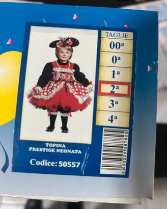 Vestito di carnvale minnie 2 anni