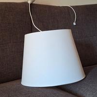 Lampada a sospensione bianca – forma a campana (45