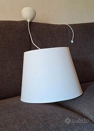 Lampada a sospensione bianca – forma a campana (45