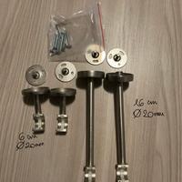 Bastoni per tendaggi + finale + staffe