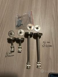 Bastoni per tendaggi + finale + staffe