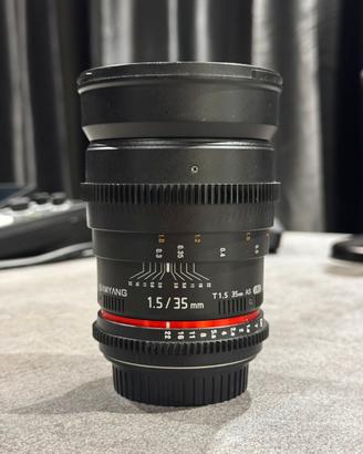 Samyang 35mm T1.5 Cine Lens
