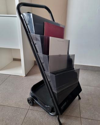 PORTARIVISTE con 4 scomparti