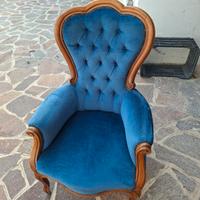 Poltrone Luigi XVI Blu