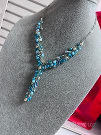 Paroure azzurro