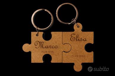 Portachiavi di coppia personalizzato MW
