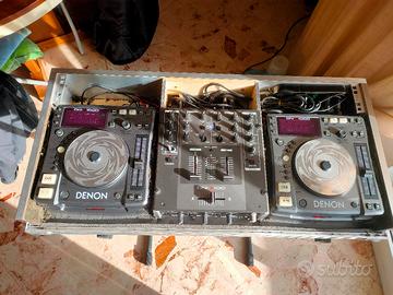 DENON CONSOLLE DJ COMPLETA 2 CDJ + MIXER