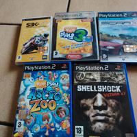 Lotto di   videogiochi per PlayStation 2 e PSP. nu