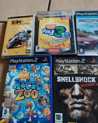 Lotto di   videogiochi per PlayStation 2 e PSP. nu
