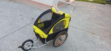 Carrello appendice bici, cani o bambini